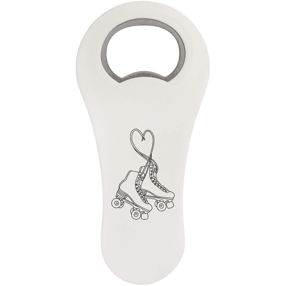 'Love Roller Skates ' Bottle Opener Fridge Magnet (BO00091386)