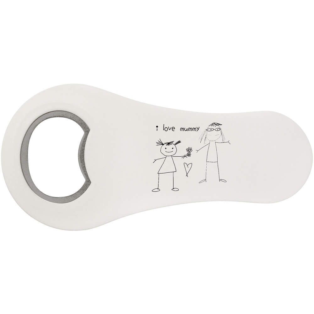 'I Love Mummy' Bottle Opener Fridge Magnet (BO00091477)