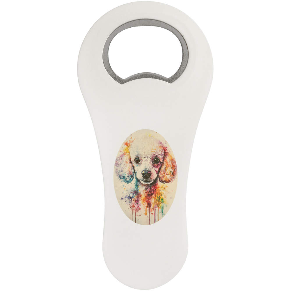 'Poodle Portrait' Bottle Opener Fridge Magnet (BO00091521)