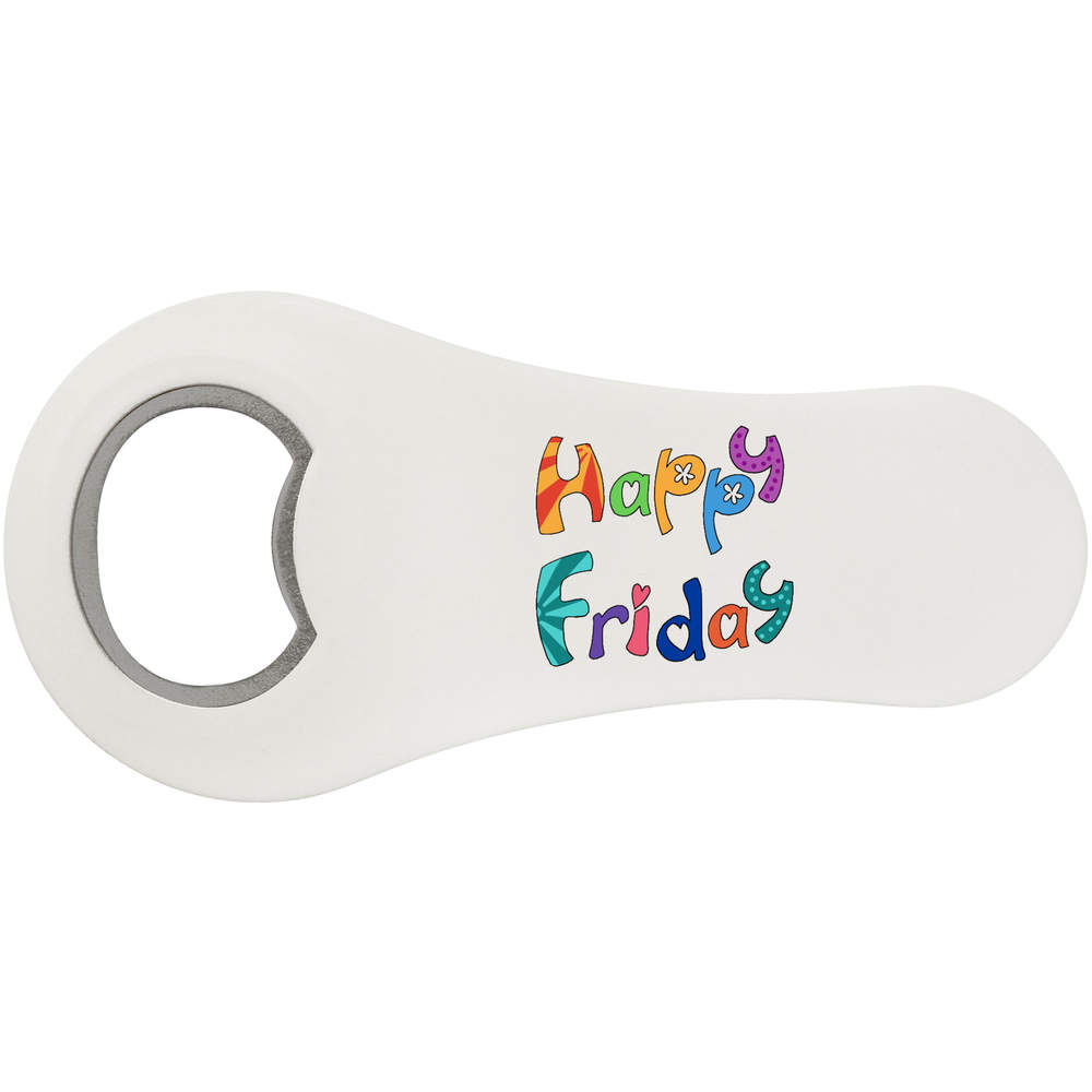 'Happy Friday' Bottle Opener Fridge Magnet (BO00091759)