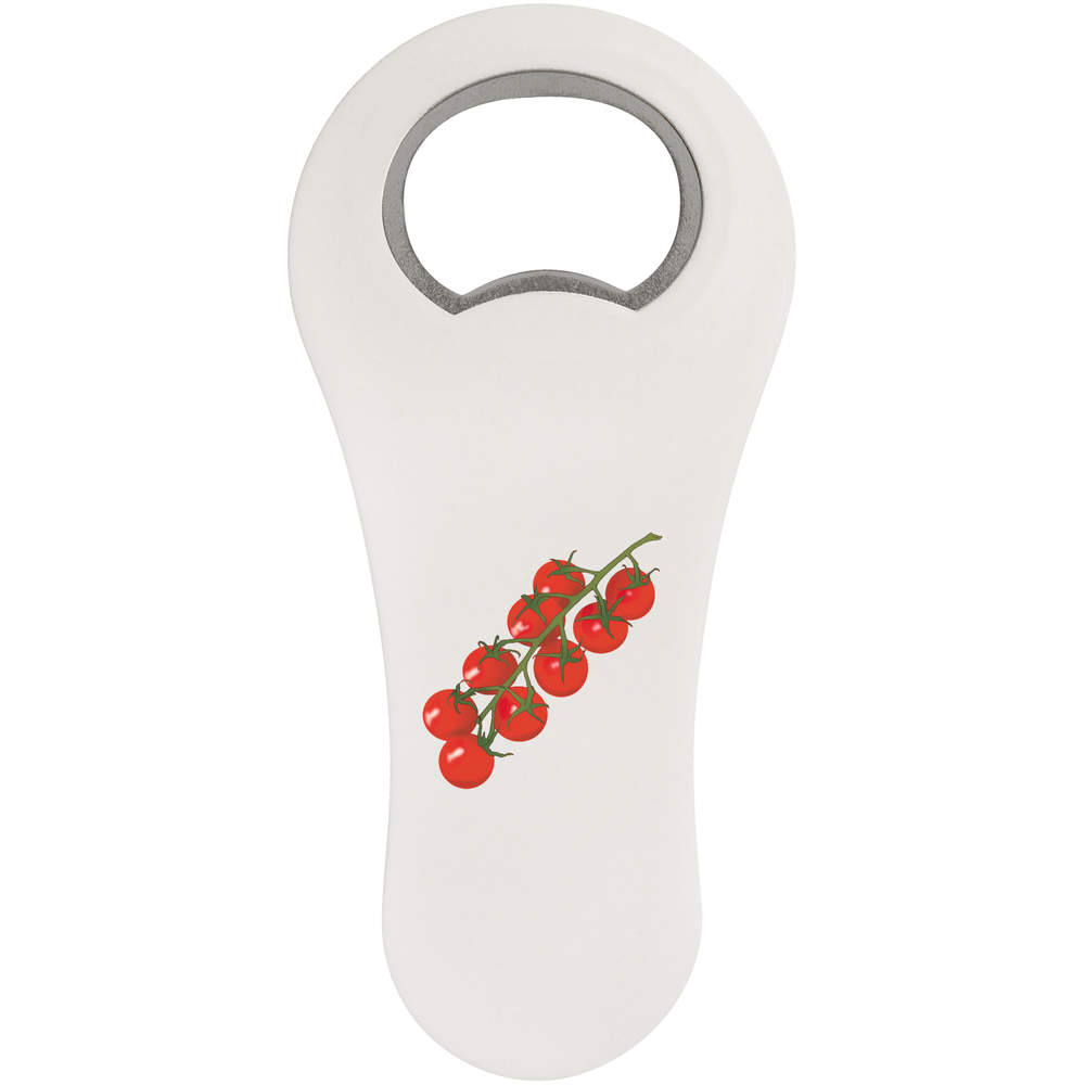 'Vine Tomatoes' Magnetic Bottle Opener / Fridge Magnet - Flat Bar Tool for Beer, Soft Drinks, Kitchens and Home Bars (BO00092686)