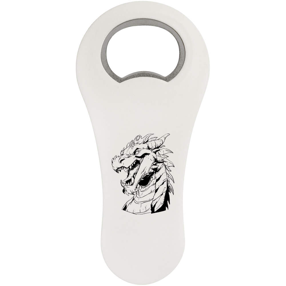 'Dragon Portrait' Bottle Opener Fridge Magnet (BO00093139)