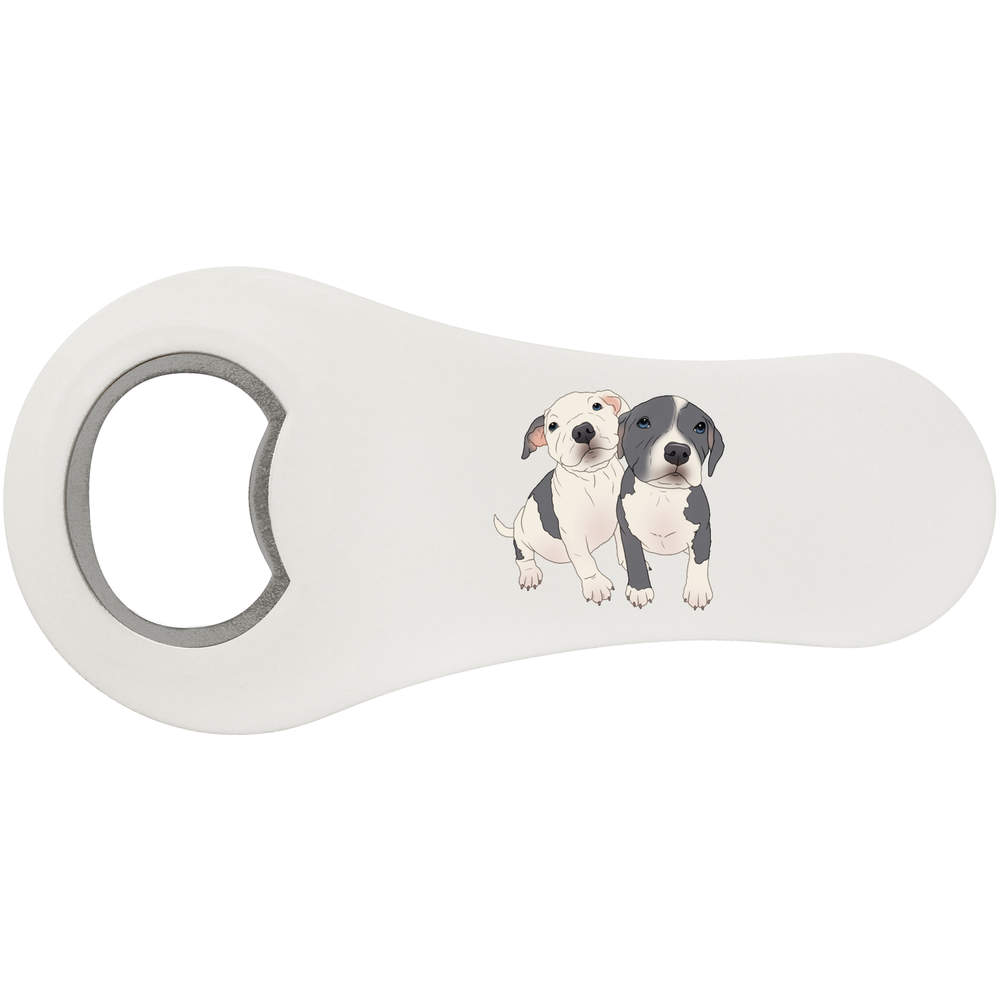 'Adorable Pitbull Puppies' Bottle Opener Fridge Magnet (BO00094134)