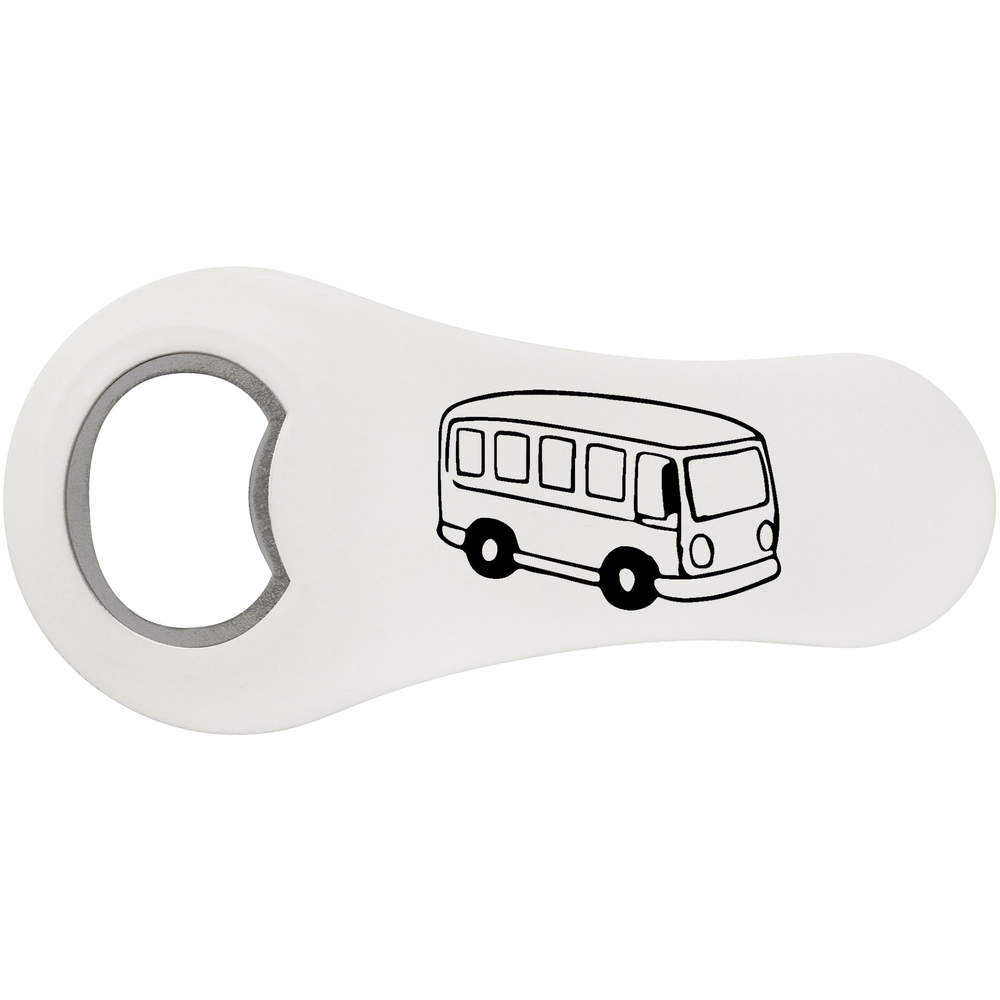 'Coach Bus Vehicle' Bottle Opener Fridge Magnet (BO00094503)
