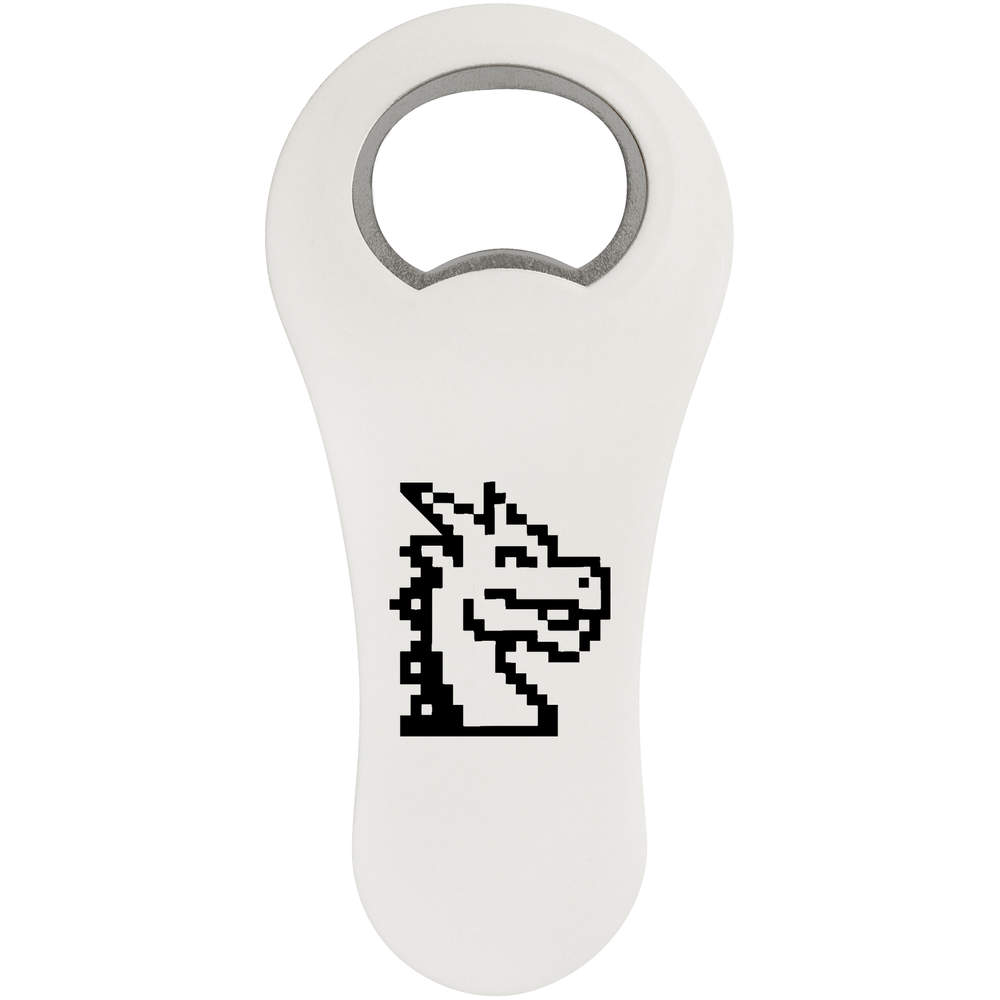 '8-Bit Dragon Head' Bottle Opener Fridge Magnet (BO00095264)