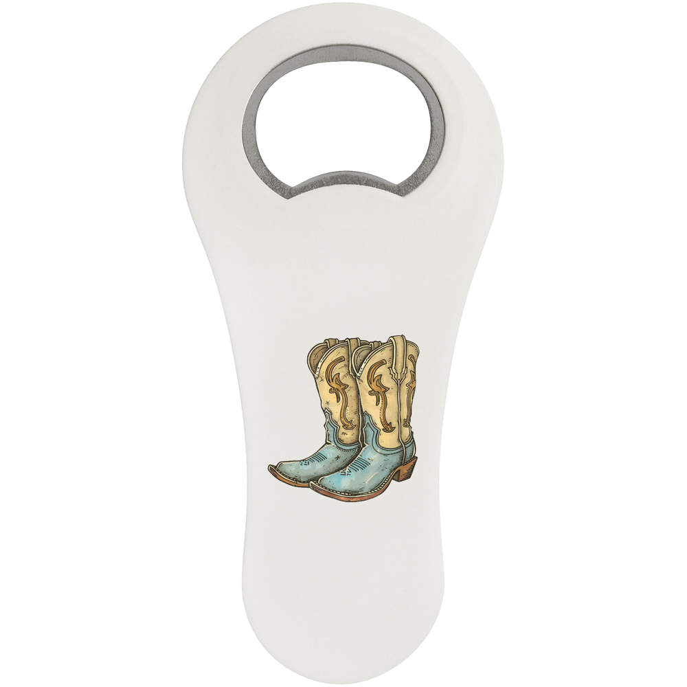 'Cowboy Boots' Bottle Opener Fridge Magnet (BO00096215)