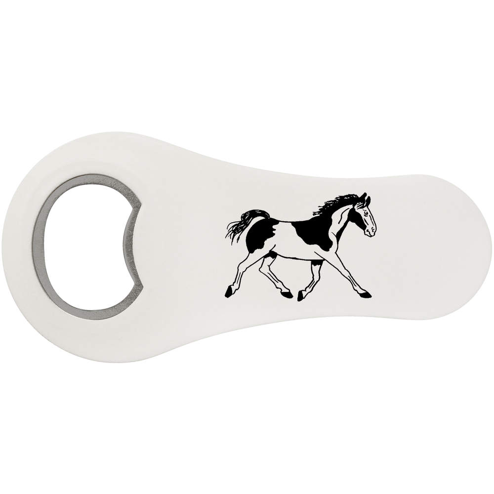 'Trotting Horse' Bottle Opener Fridge Magnet (BO00096386)