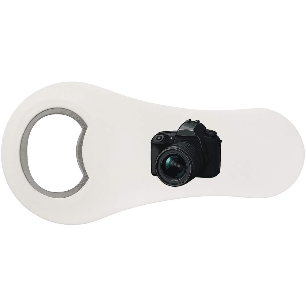 'Professional Camera' Magnetic Bottle Opener / Fridge Magnet - Flat Bar Tool for Beer, Soft Drinks, Kitchens and Home Bars (BO00096800)