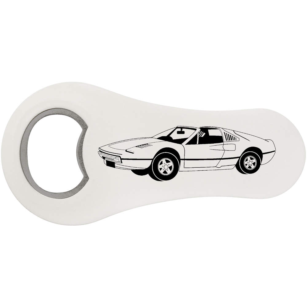 'Luxury Sportscar' Magnetic Bottle Opener / Fridge Magnet - Flat Bar Tool for Beer, Soft Drinks, Kitchens and Home Bars (BO00098714)