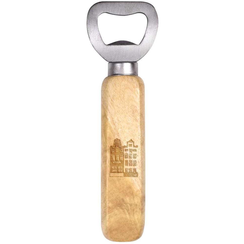 'Amsterdam Buildings' Wooden Bottle Opener (BO00048230)