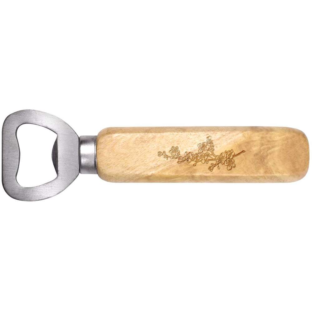 'Sakura Flowers' Wooden Bottle Opener (BO00052723)