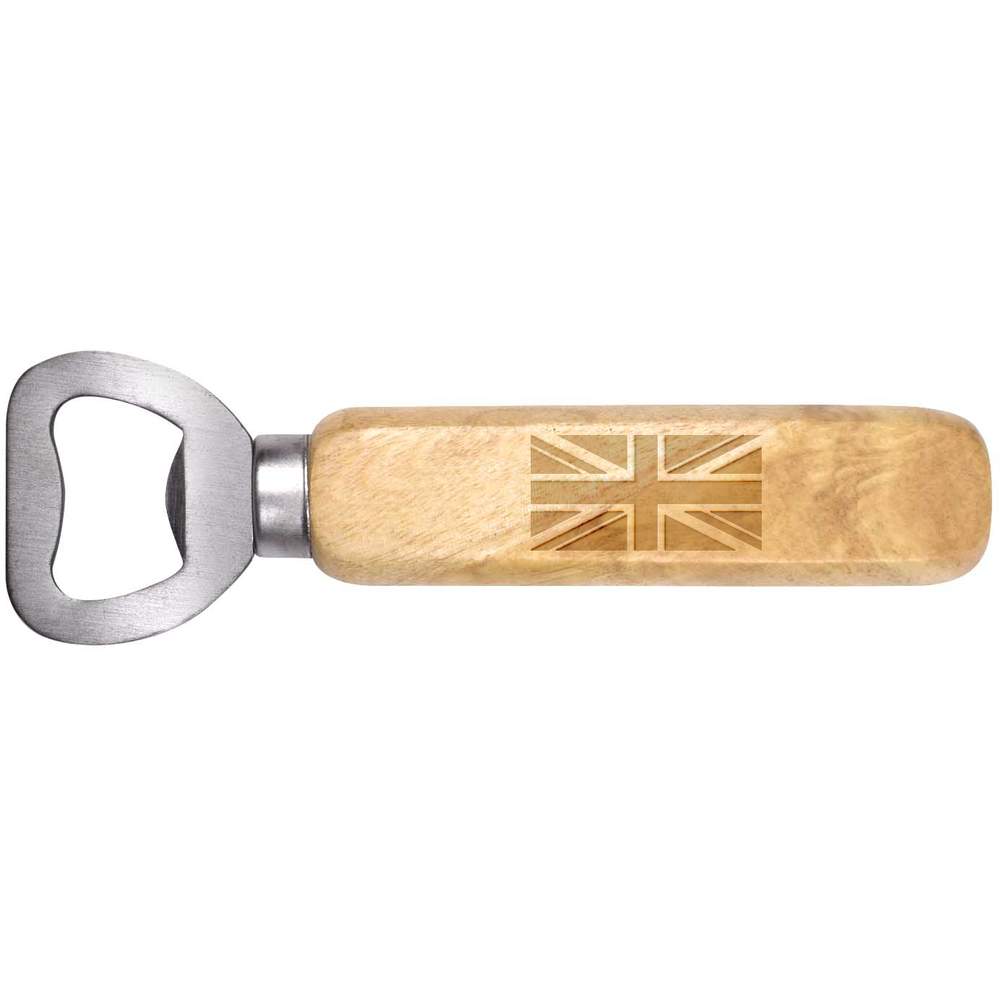 'Union Jack' Wooden Bottle Opener (BO00063555)