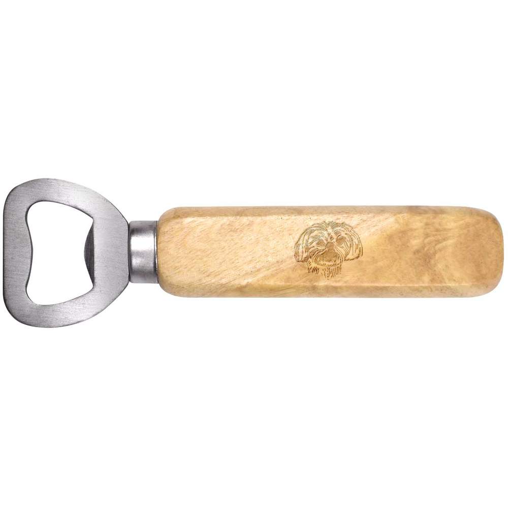 'Shih Tzu Head' Wooden Bottle Opener (BO00067766)