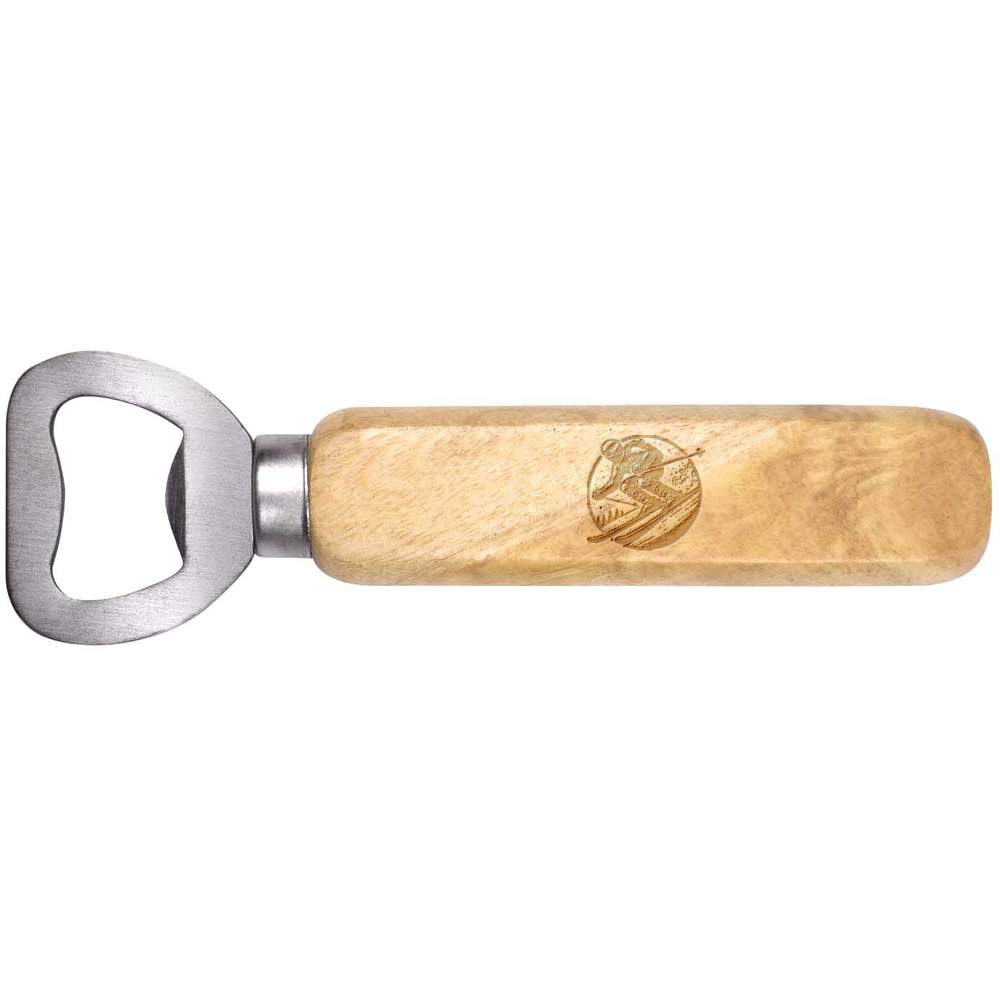 'Downhill Skier' Wooden Bottle Opener (BO00091175)