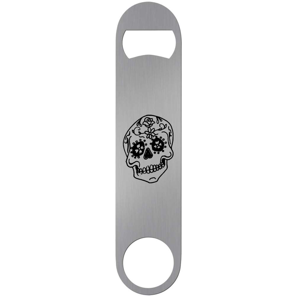 'Sugar Skull' Bar Blade Bottle Opener (BR00001092)