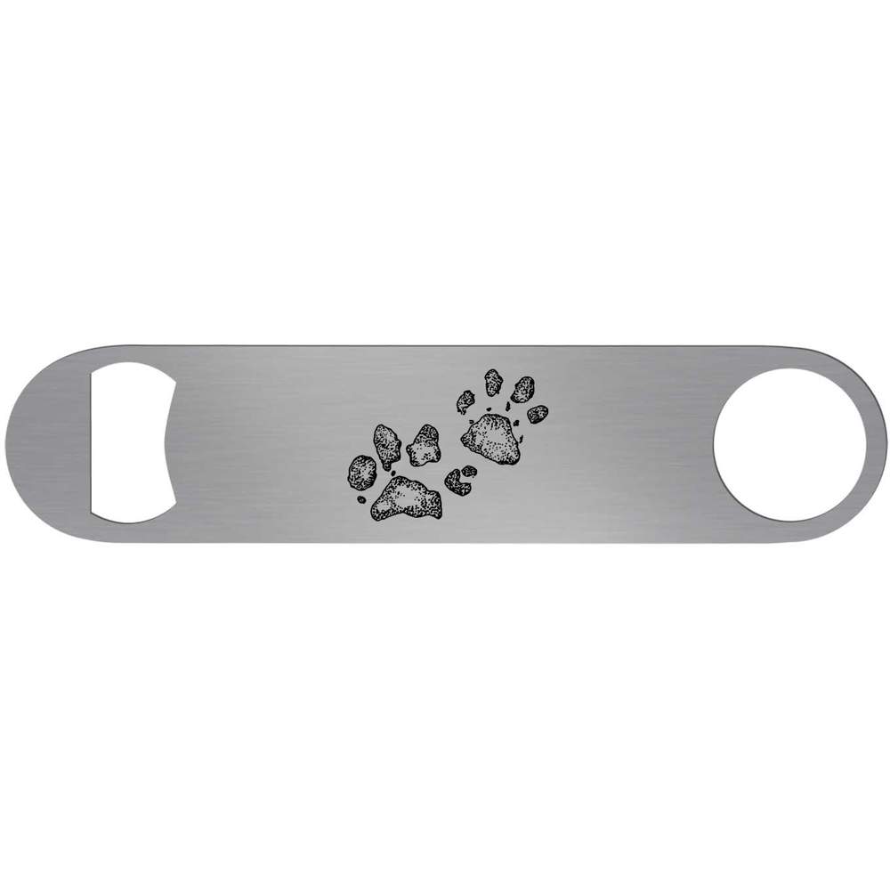 'Muddy Paw Prints' Bar Blade Bottle Opener (BR00002613)