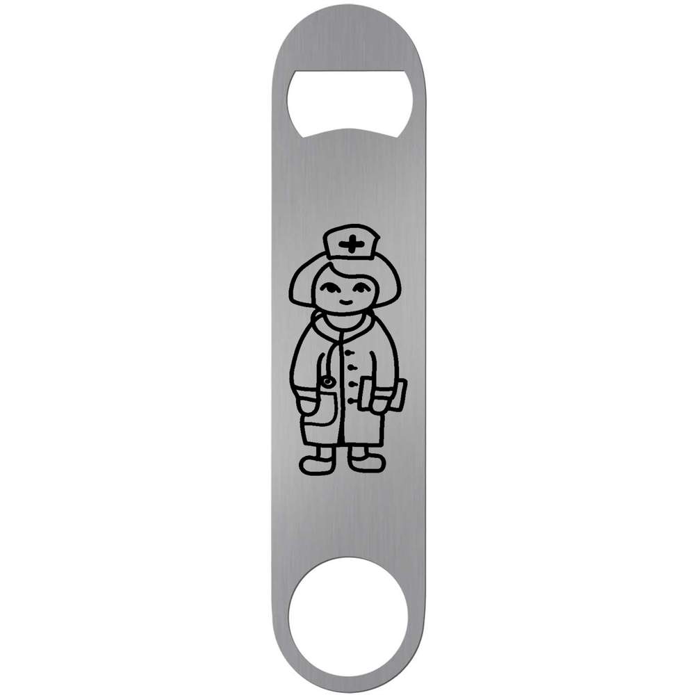'Friendly Nurse' Bar Blade Bottle Opener (BR00005624)