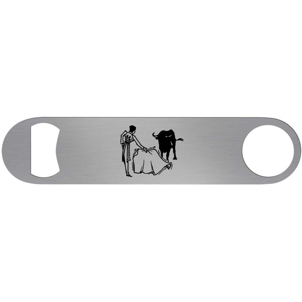 'Matador Taunting Bull' Bar Blade Bottle Opener (BR00007314)
