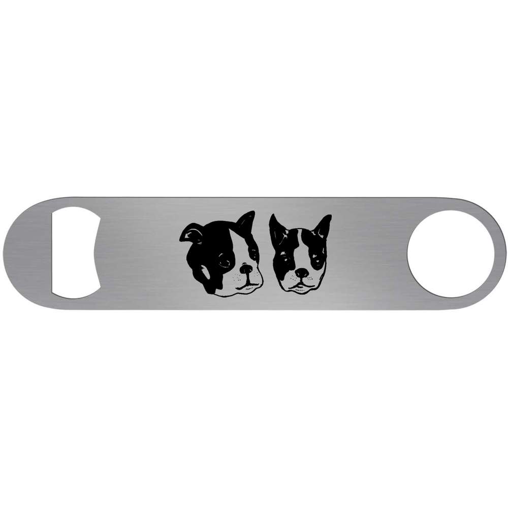 'Boston Terrier Heads' Bar Blade Bottle Opener (BR00008308)