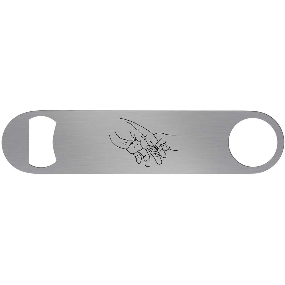'Baby Holding Father's Hand' Bar Blade Bottle Opener (BR00009962)
