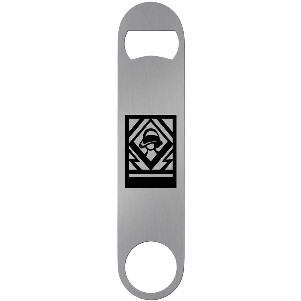 'Art Deco Portrait' Bar Blade Bottle Opener (BR00010913)