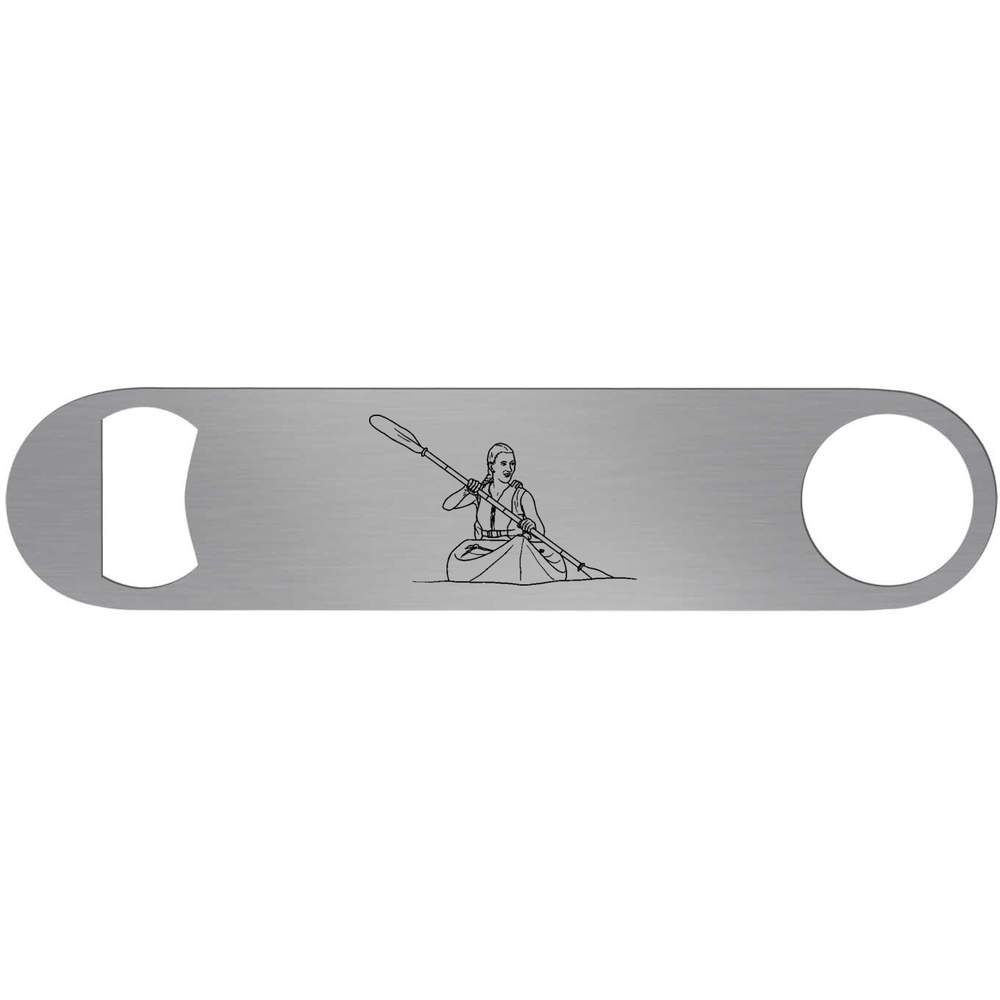 'Paddling Canoe' Bar Blade Bottle Opener (BR00011390)