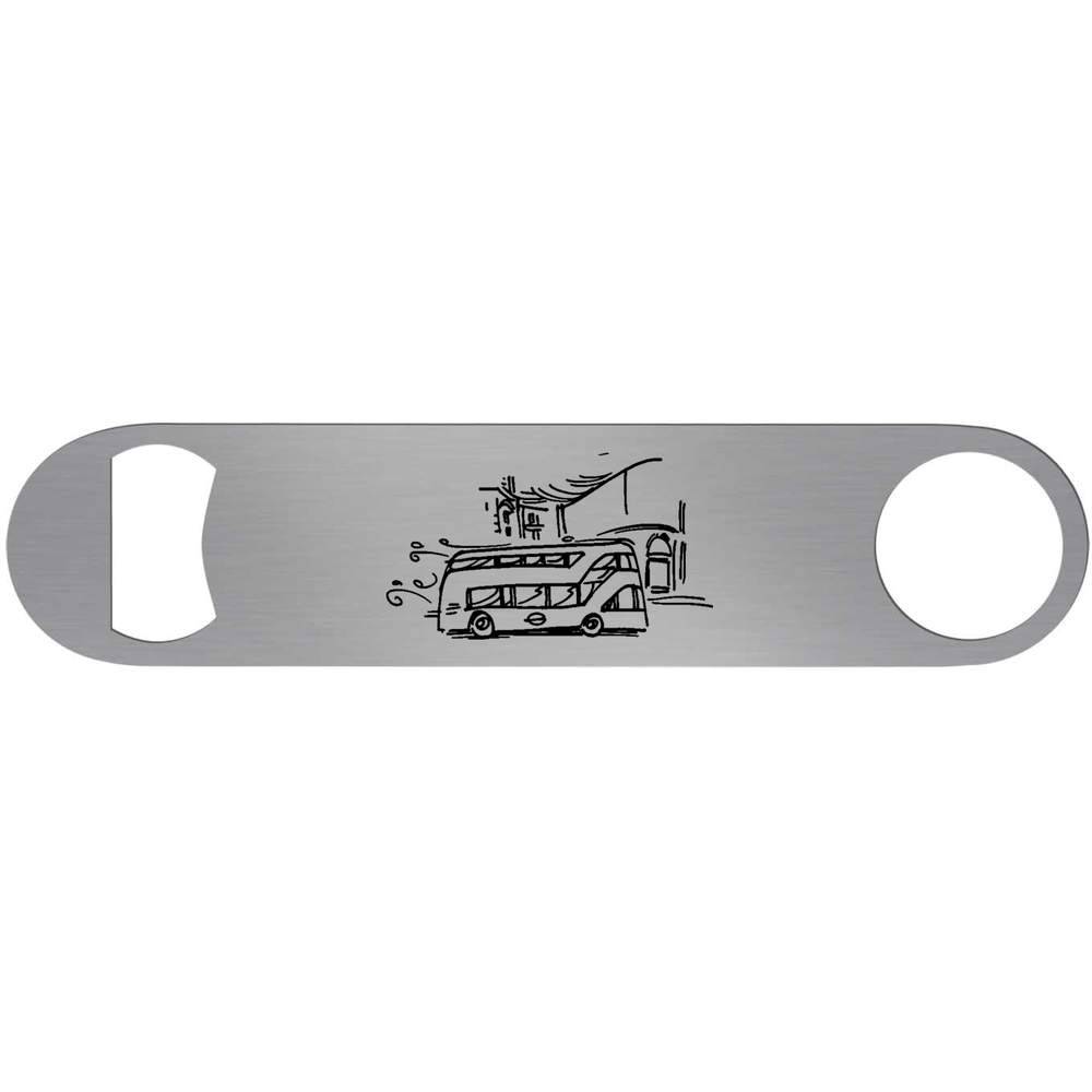 'Double-decker Bus' Bar Blade Bottle Opener (BR00011586)