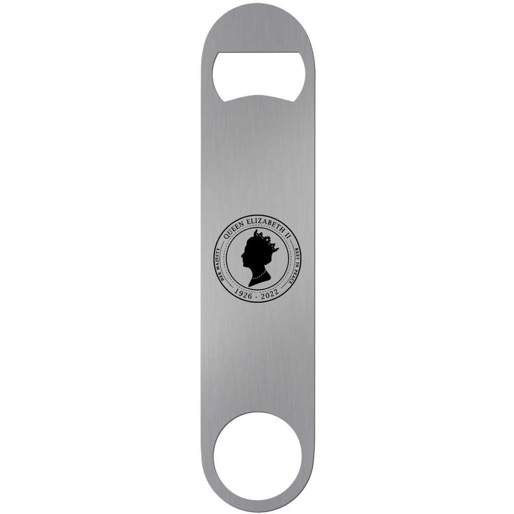 'Rest In Peace Queen Elizabeth II' Bar Blade Bottle Opener (BR00012642)