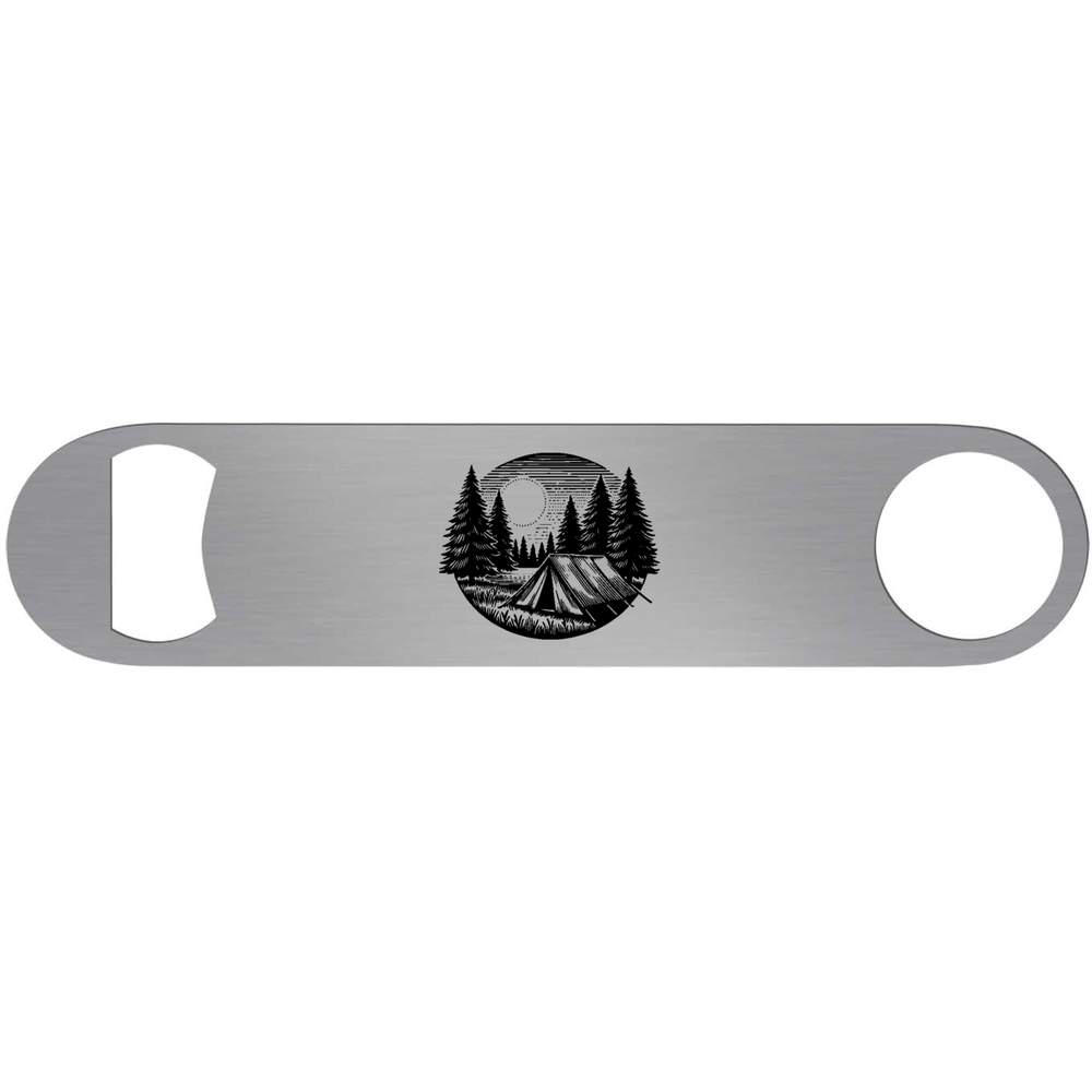 'Forest Scene with Tent' Bar Blade Bottle Opener (BR00016872)