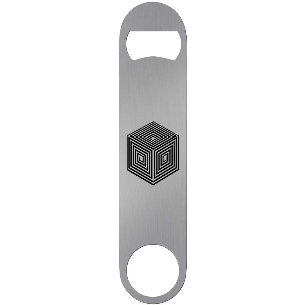 'Illusion Cube' Bar Blade Bottle Opener (BR00018770)