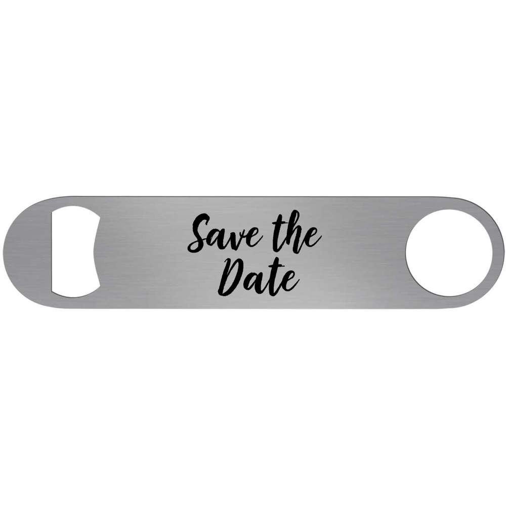 'Save The Date' Bar Blade Bottle Opener (BR00019727)