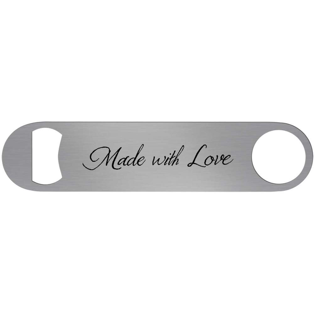 'Made With Love' Bar Blade Bottle Opener (BR00020711)