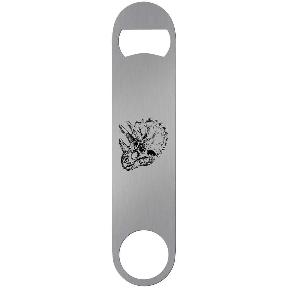 'Triceratops Dinosaur Head' Bar Blade Bottle Opener (BR00021324)