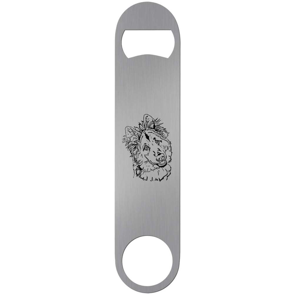 'German Shepherd Dog GSD' Bar Blade Bottle Opener (BR00022589)