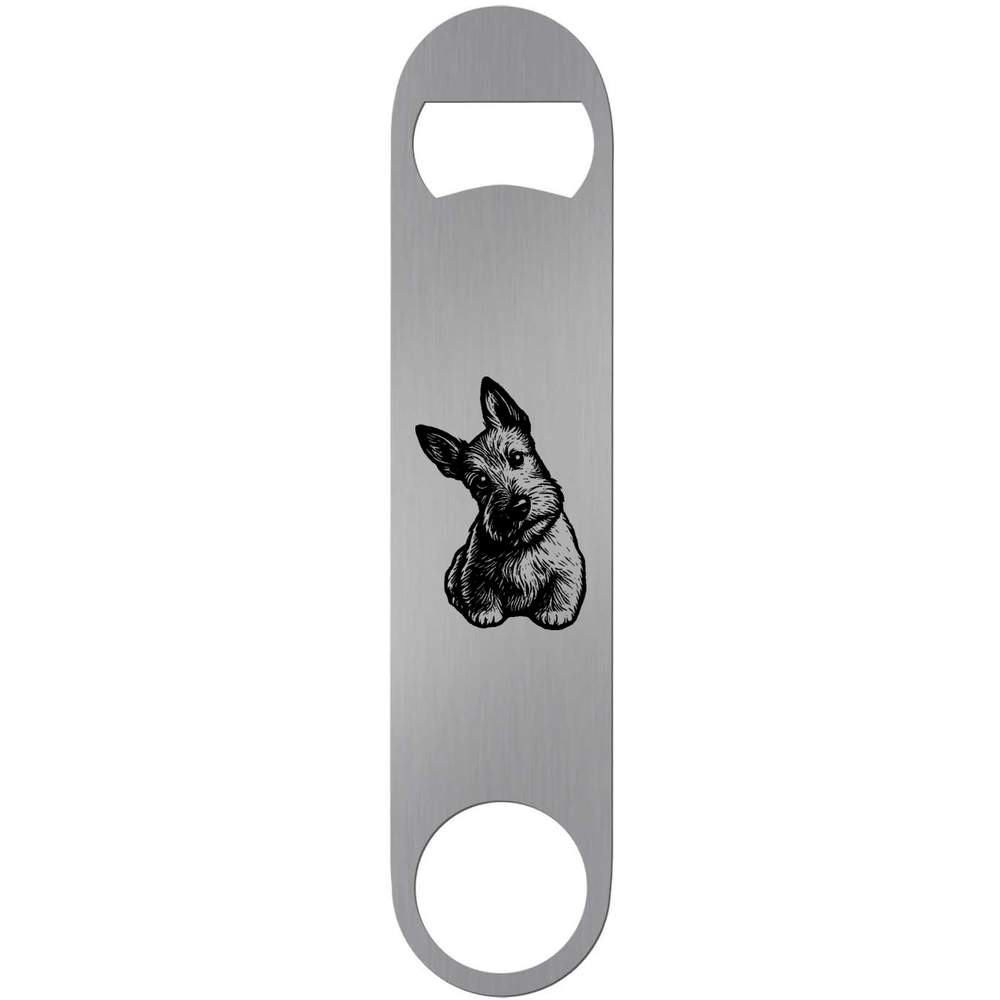 'Scottish Terrier Sitting' Bar Blade Bottle Opener (BR00022971)