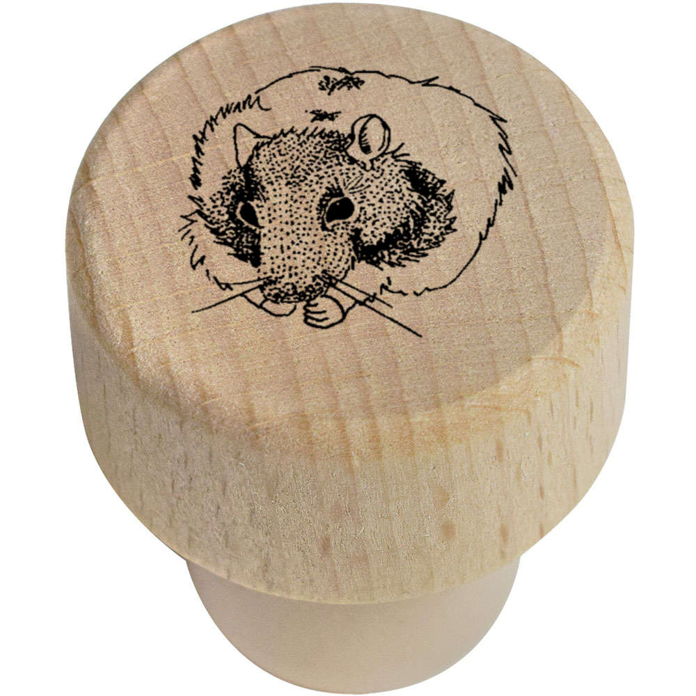 19mm 'Rat' Wooden Bottle Stopper / Cork (BS00006155)