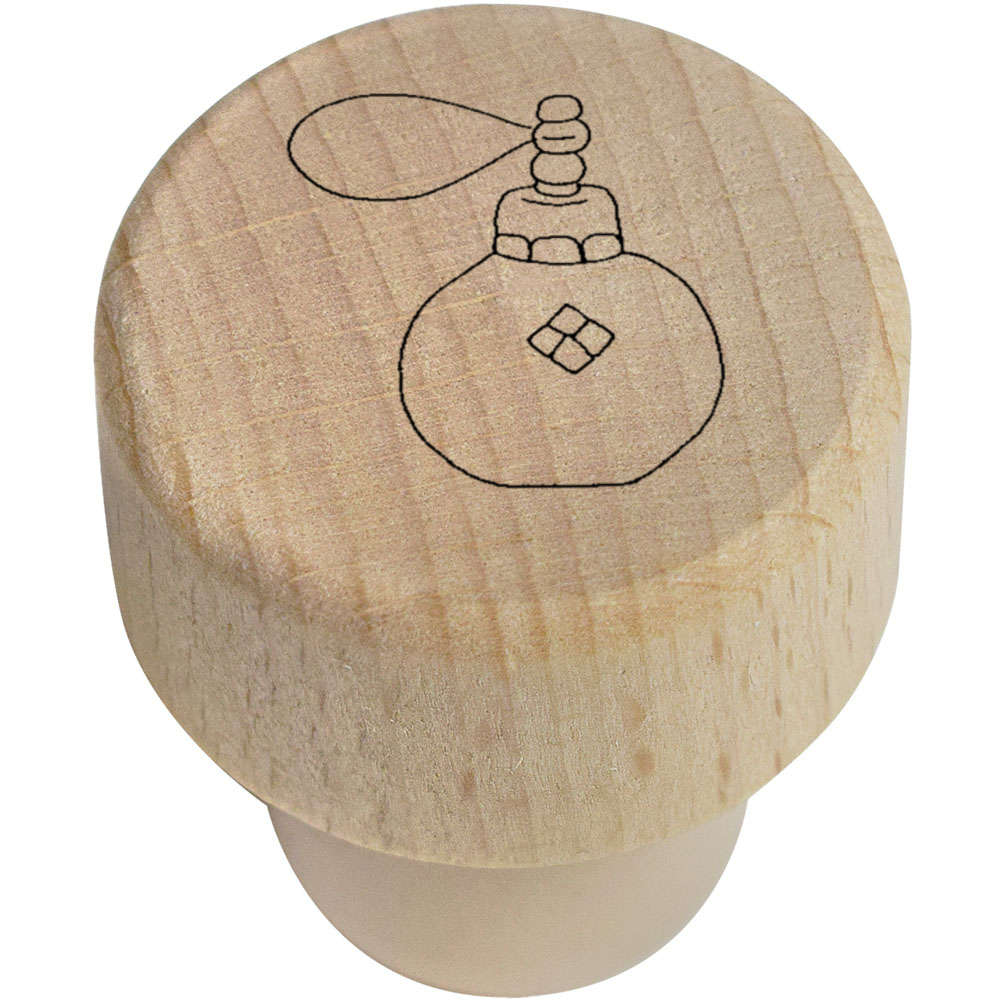 19mm 'Perfume Bottle' Wooden Bottle Stopper / Cork (BS00015429)