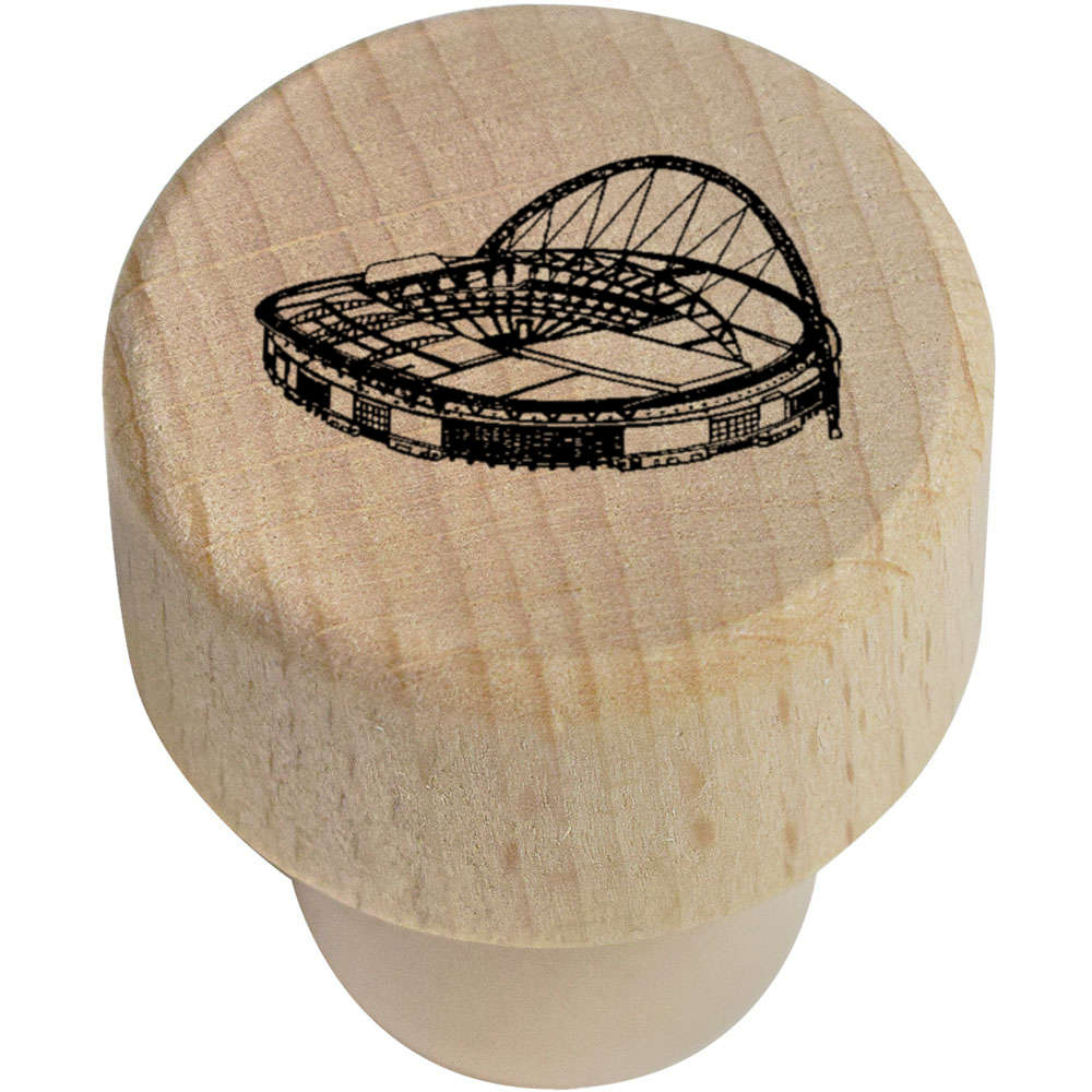 19mm 'Wembley Stadium' Wooden Bottle Stopper / Cork (BS00023130)