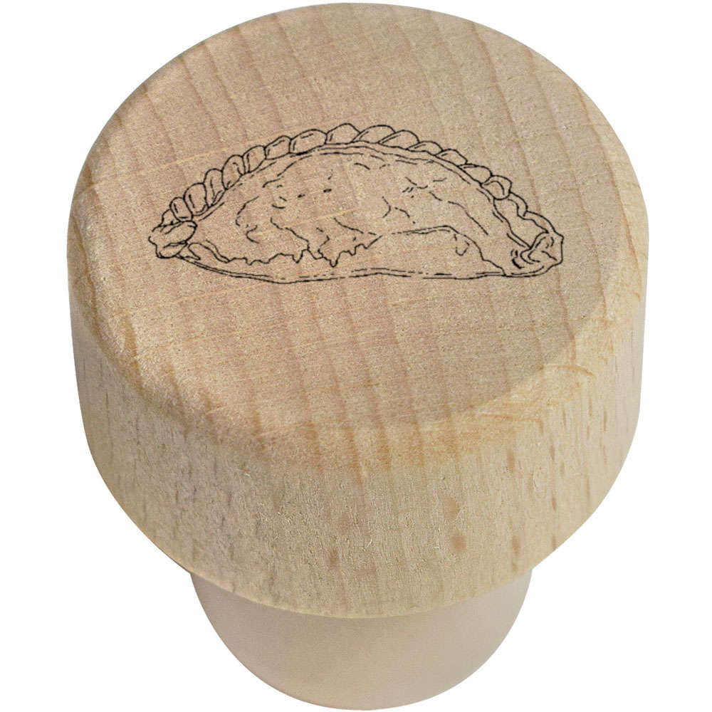 19mm 'Cornish Pasty' Wooden Bottle Stopper / Cork (BS00023848)