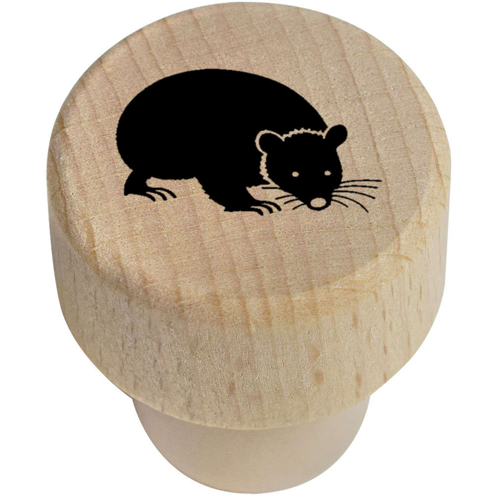 19mm 'Blind Mole' Wooden Bottle Stopper / Cork (BS00027426)