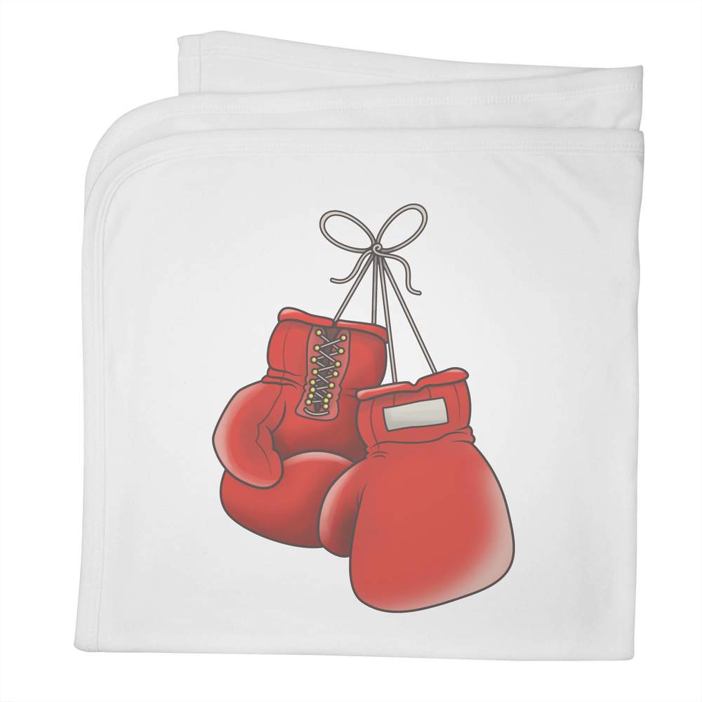 'Boxing Gloves' Cotton Baby Blanket / Shawl (BY00010779)