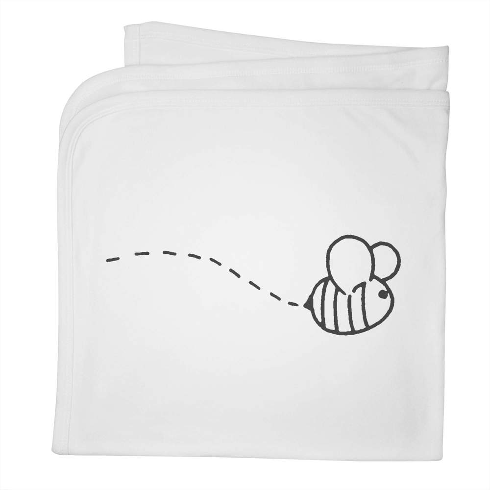 'Bumble Bee' Cotton Baby Blanket / Shawl (BY00014433)