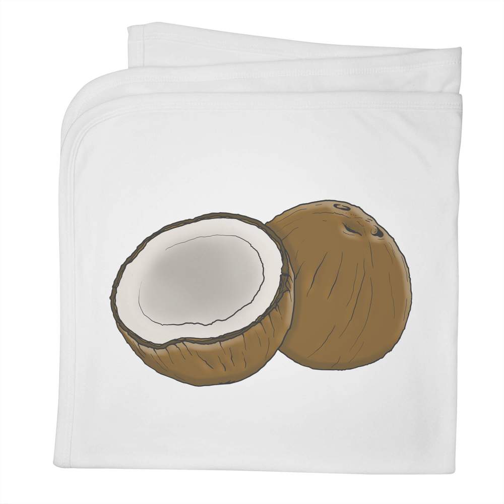 'Halved Coconut' Cotton Baby Blanket / Shawl (BY00018774)