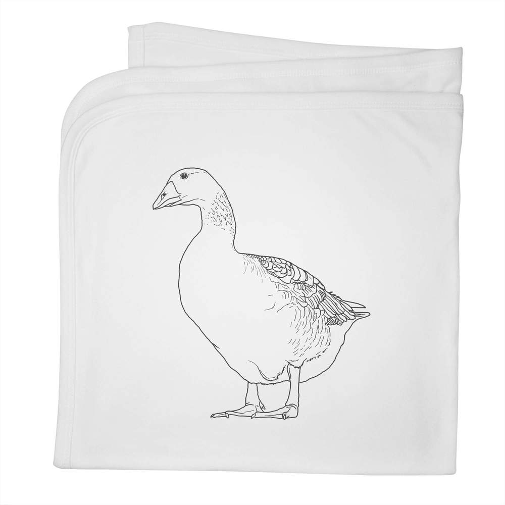 'Goose' Cotton Baby Blanket / Shawl (BY00019373)