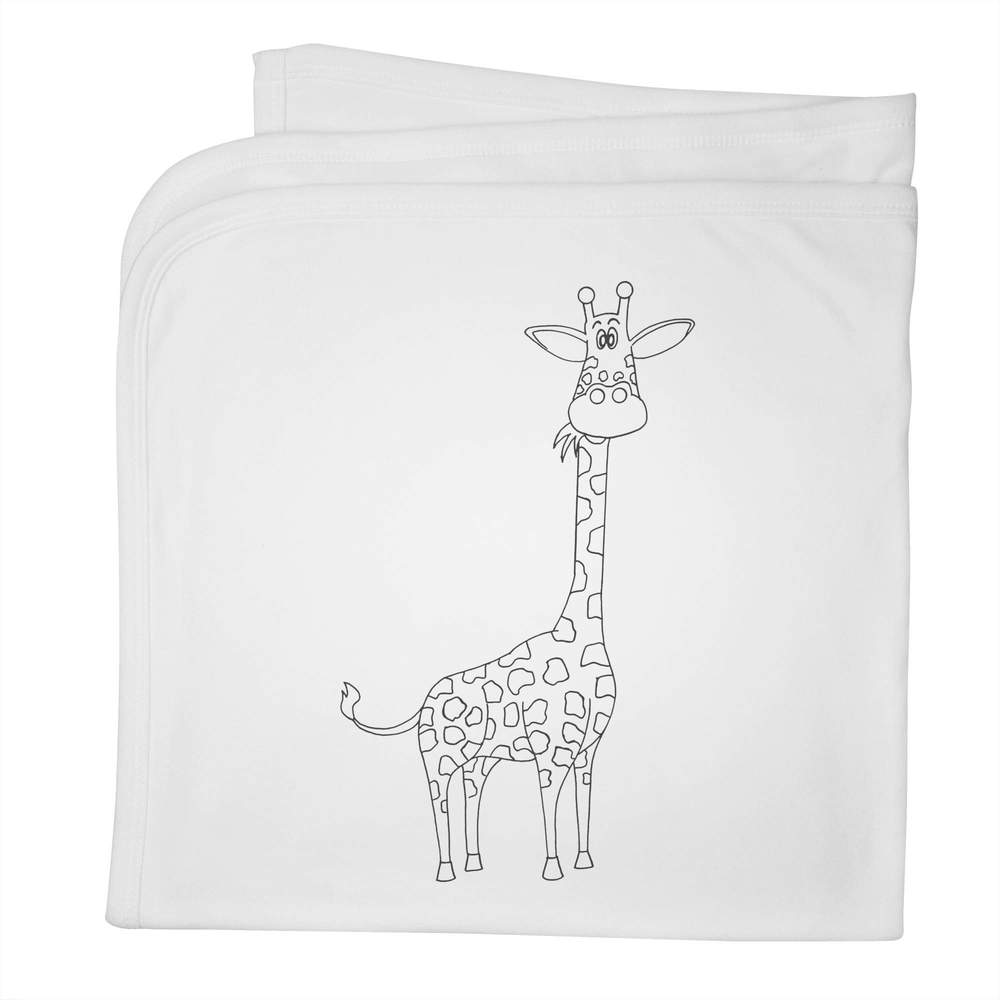 'Giraffe' Cotton Baby Blanket / Shawl (BY00019779)