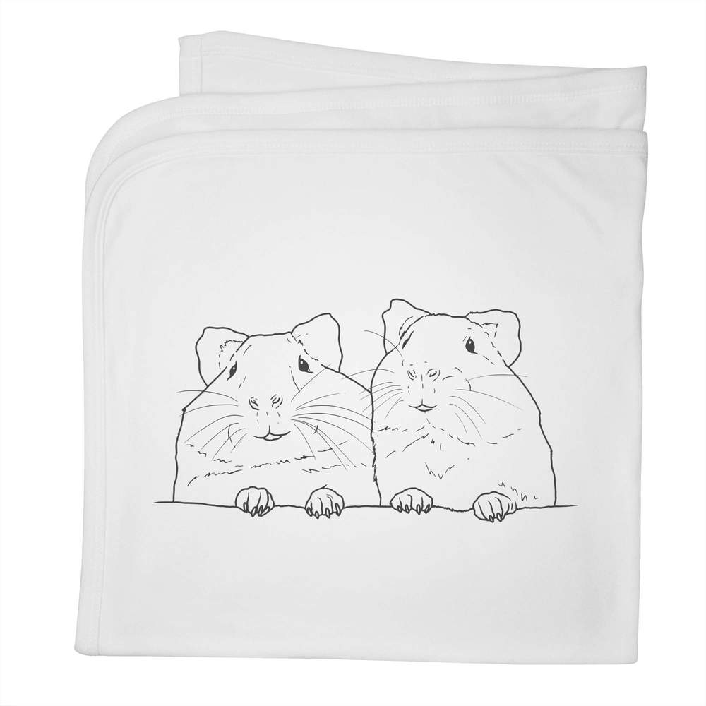 'Guinea Pigs' Cotton Baby Blanket / Shawl (BY00021907)