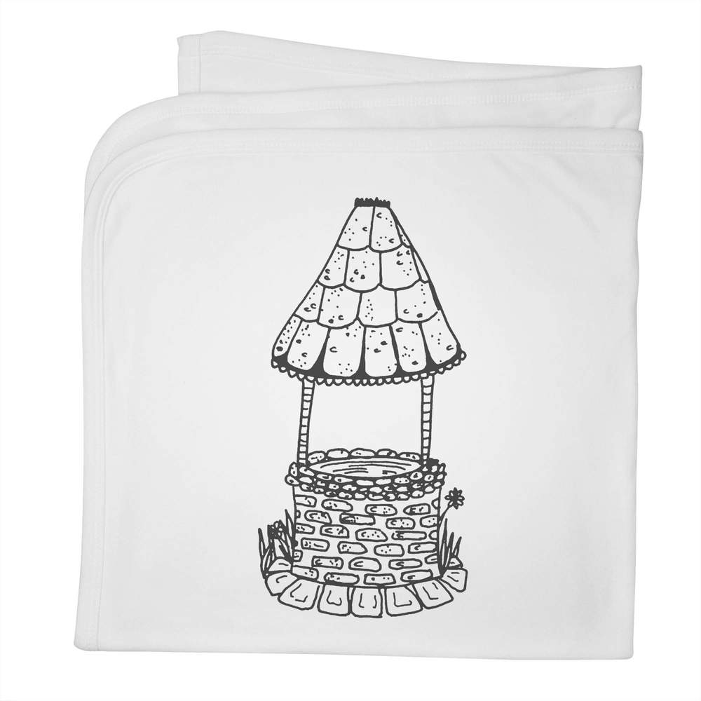 'Wishing Well' Cotton Baby Blanket / Shawl (BY00023900)