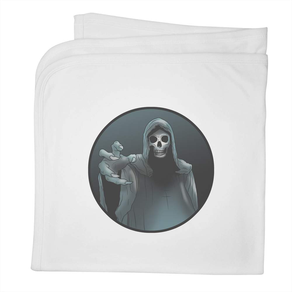 'Grim Reaper' Cotton Baby Blanket / Shawl (BY00024846)