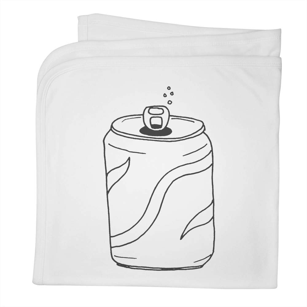 'Can Of Pop' Cotton Baby Blanket / Shawl (BY00027865)