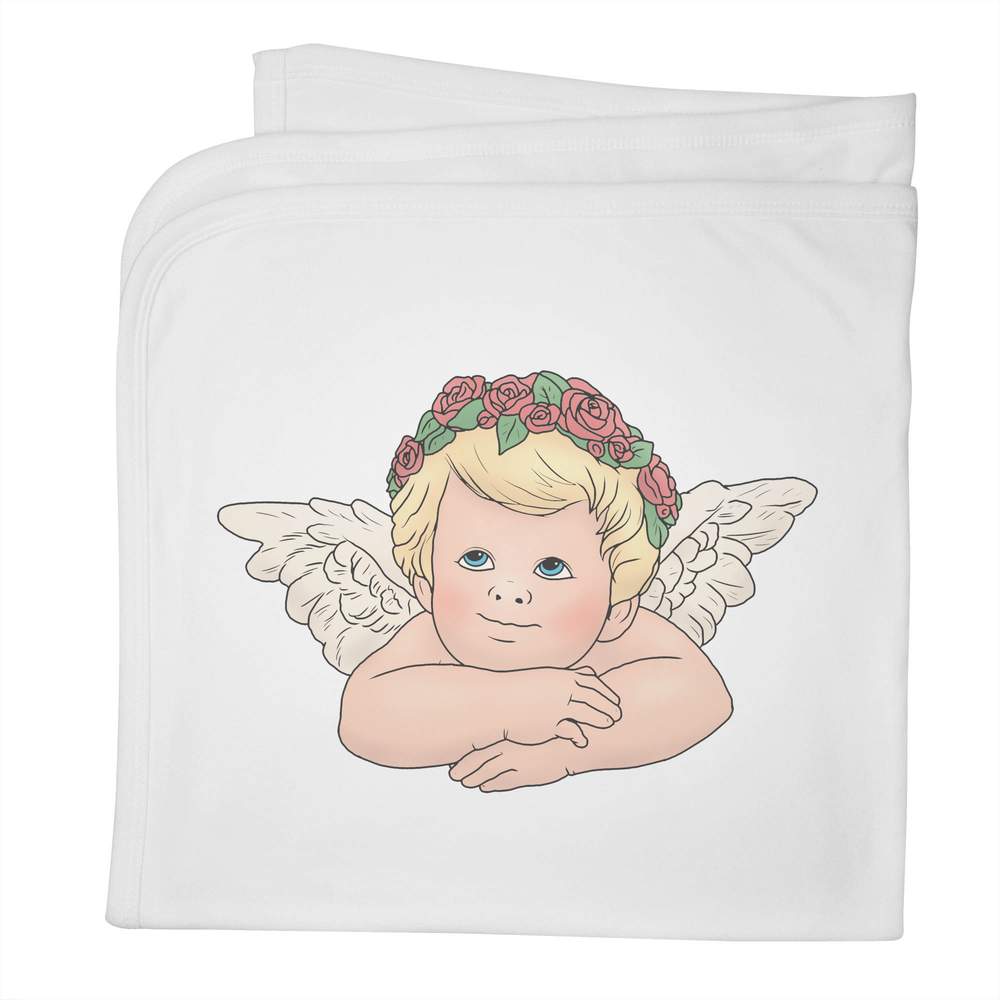 'Cheerful Cherub' Cotton Baby Blanket / Shawl (BY00030225)